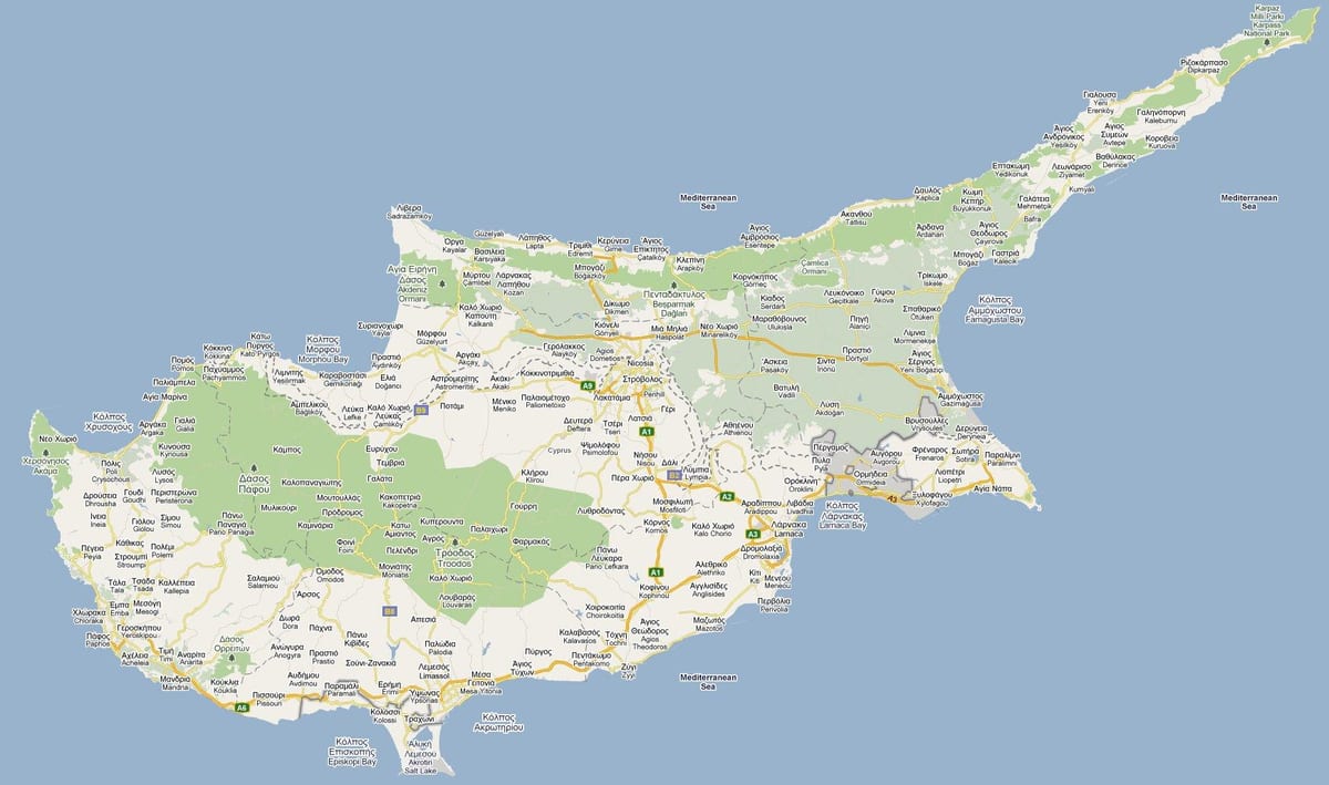 utca térkép peyia Ciprus