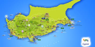 Térkép lara beach Ciprus