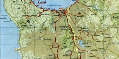 Térkép polis területén Ciprus